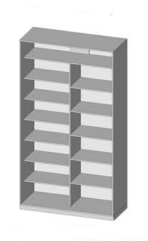 shkaf kupe 2.2 Milano 140х45х260/270/280 S-LINE SENAM